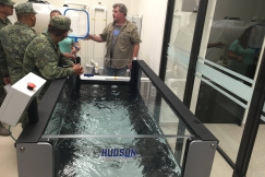 Hudson AquaPaws in Mexico military base tour