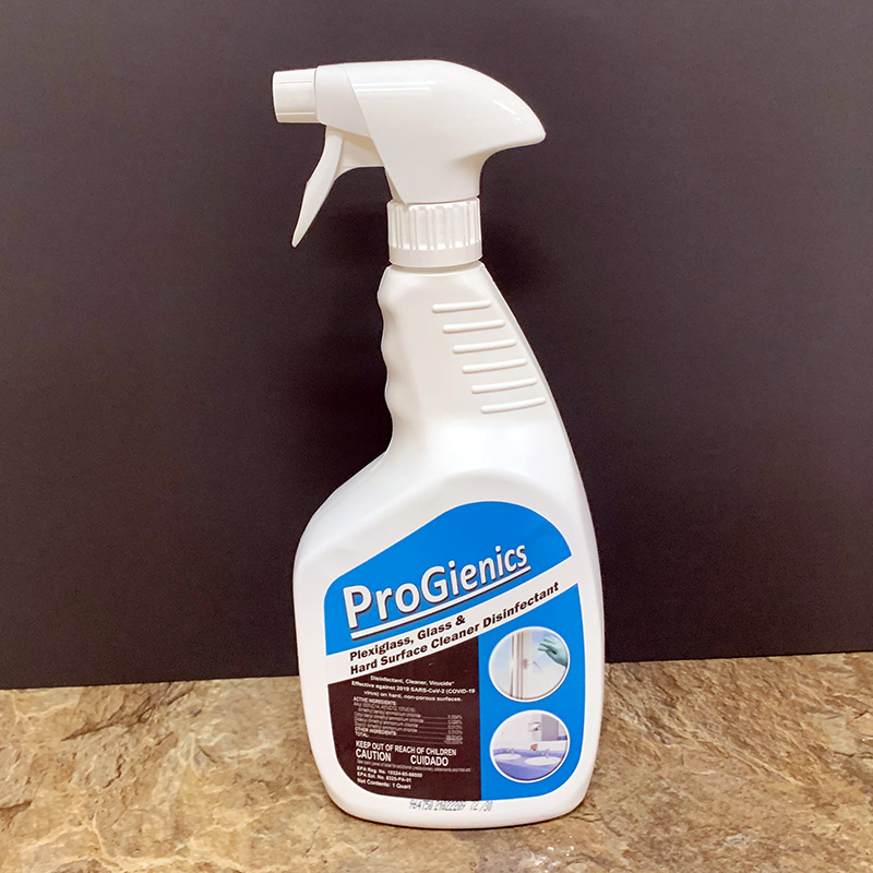 ProGienics- Plexiglass, Glass & Hard Surface Cleaner and Disinfectant -  Hudson Aquatic