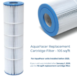 AquaPacer Replacement Cartridge Filter - 105 sq/ft
